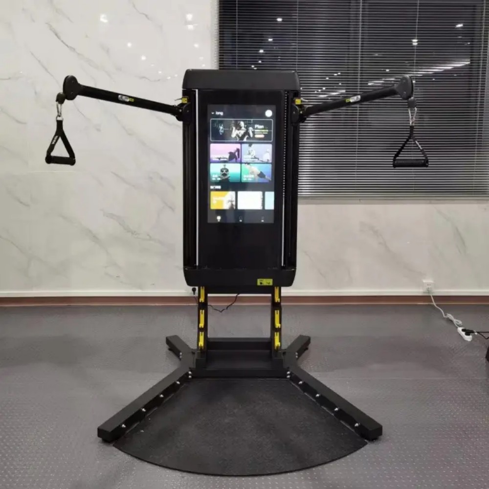 Smart Home Gym Mirror - Neuer LCD-Touchscreen-Wandmontage-Smart-Fitness-Spiegel – umfassender Kabelgerät für