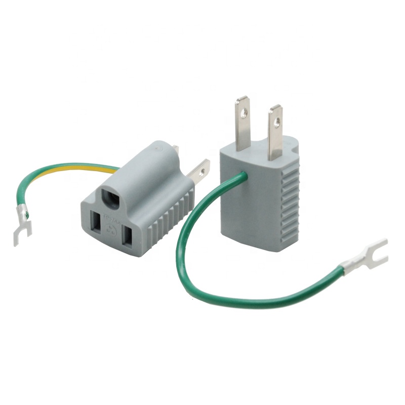 Smart Home Japan - Standard-Steckdosenadapter AC Elektrischer Anschluss 2-Pin-Stecker mit