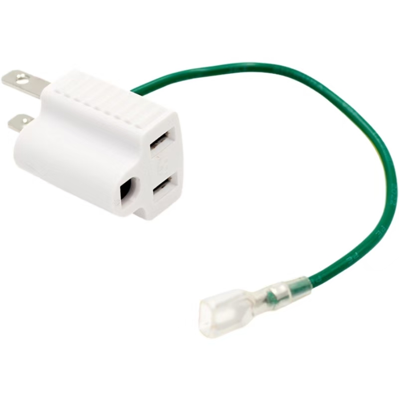 Smart Home Japan - Standard-Steckdosenadapter AC Elektrischer Anschluss 2-Pin-Stecker mit