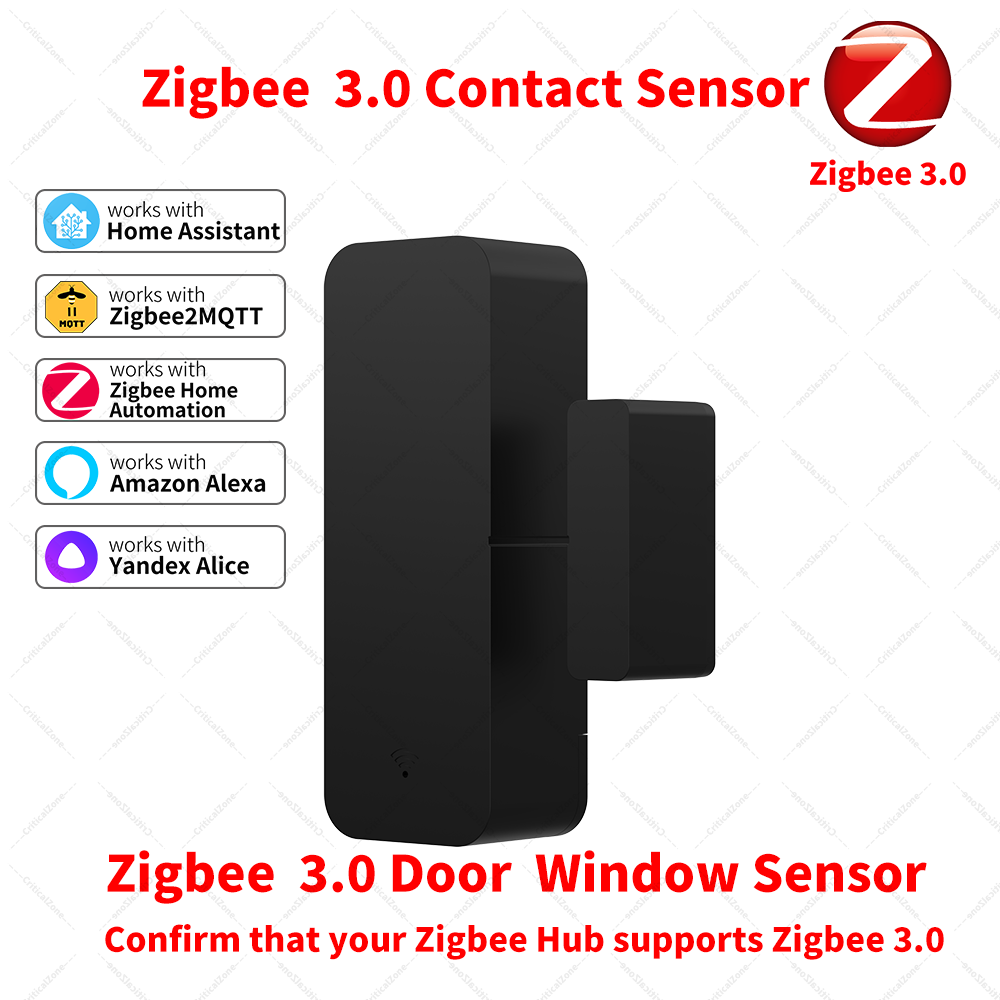 Smart Home Yandex - Zigbee 3.0 Tür-Fenster-Sensor, Kontaktsensor, Zigbee-Hub erforderlich,
