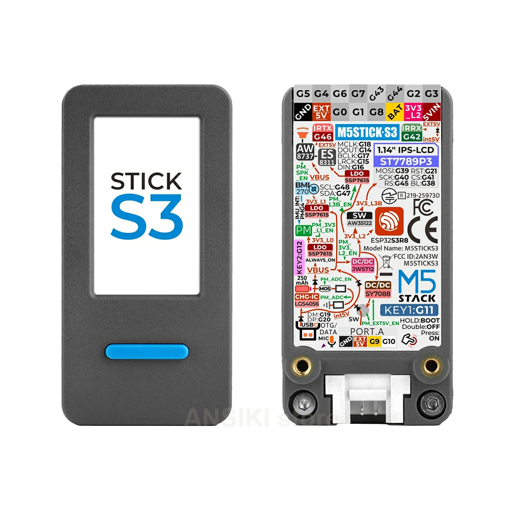 Smart Home Monitor - M5Stack M5StickS3 ESP32-S3 IoT-Entwicklungskit Tragbar mit