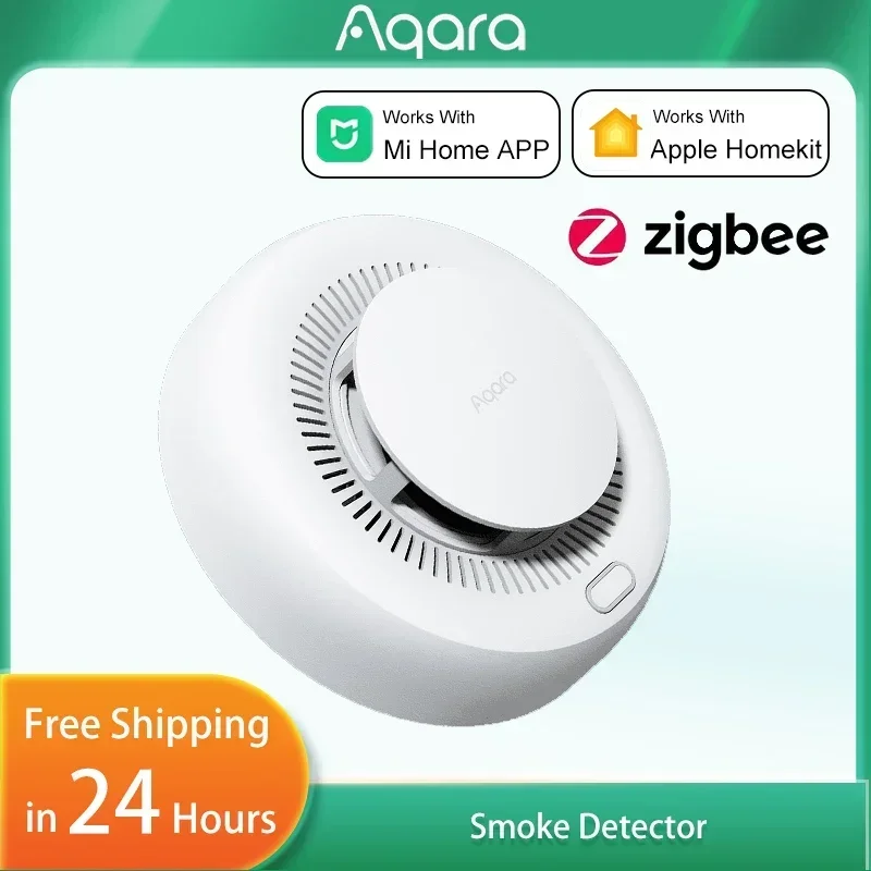 Smart Smoke Detector - Aqara Matter Rauchmelder Sensor Feueralarm Monitor