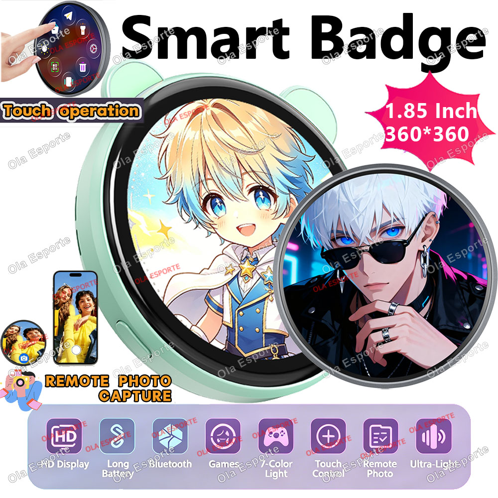 Smart Home Icon - Anime E-Badge Display Pin 1,85 Zoll