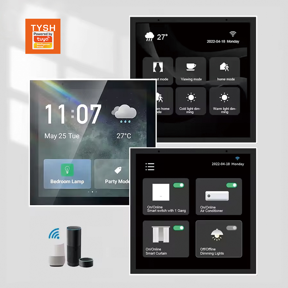 Smart Home Touchscreen Control Panel - TYSH Zigbee Smart Home Gerät Wandmontiertes