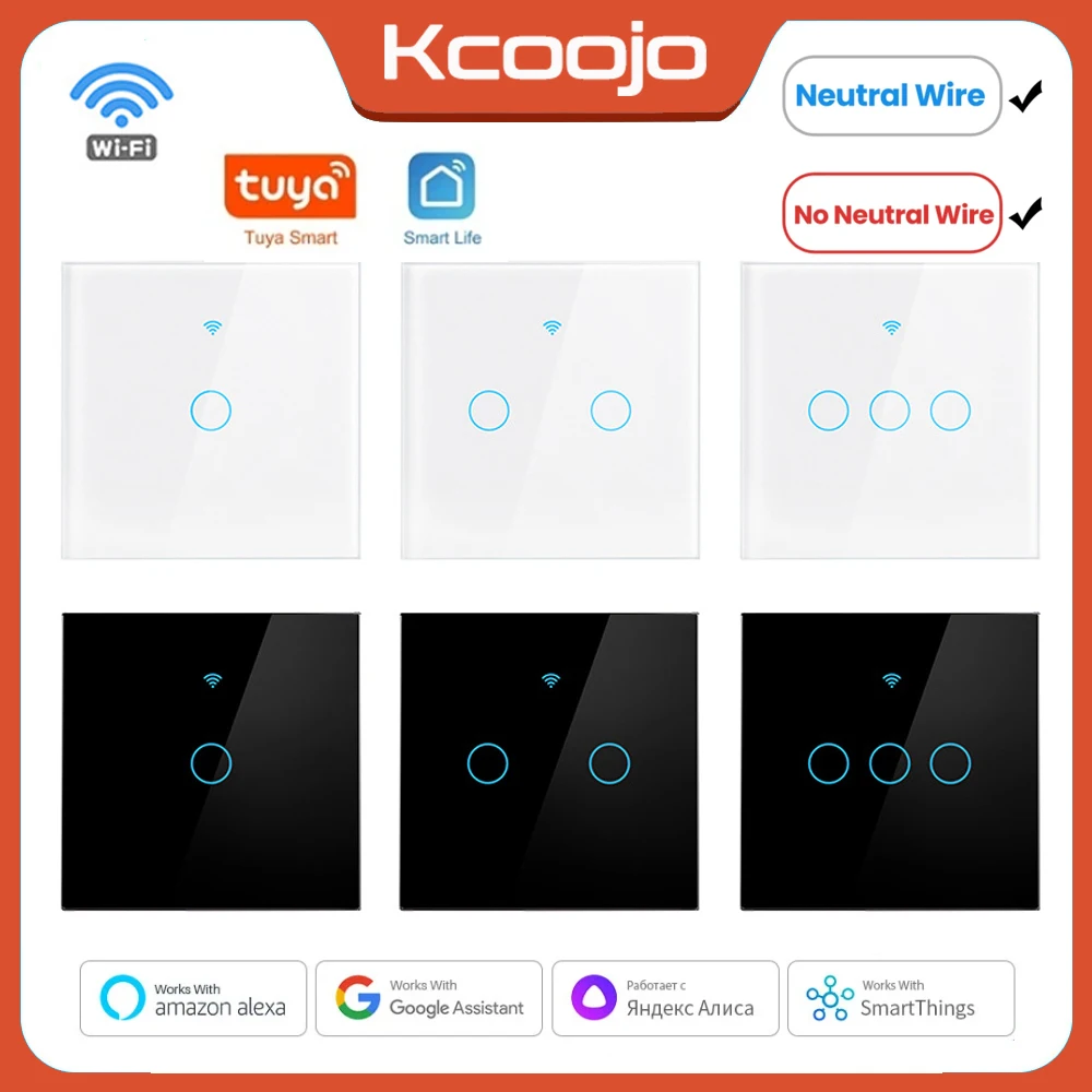 Smart Home Life - Tuya Wifi EU Smart Switches 1/2/3/4Gang