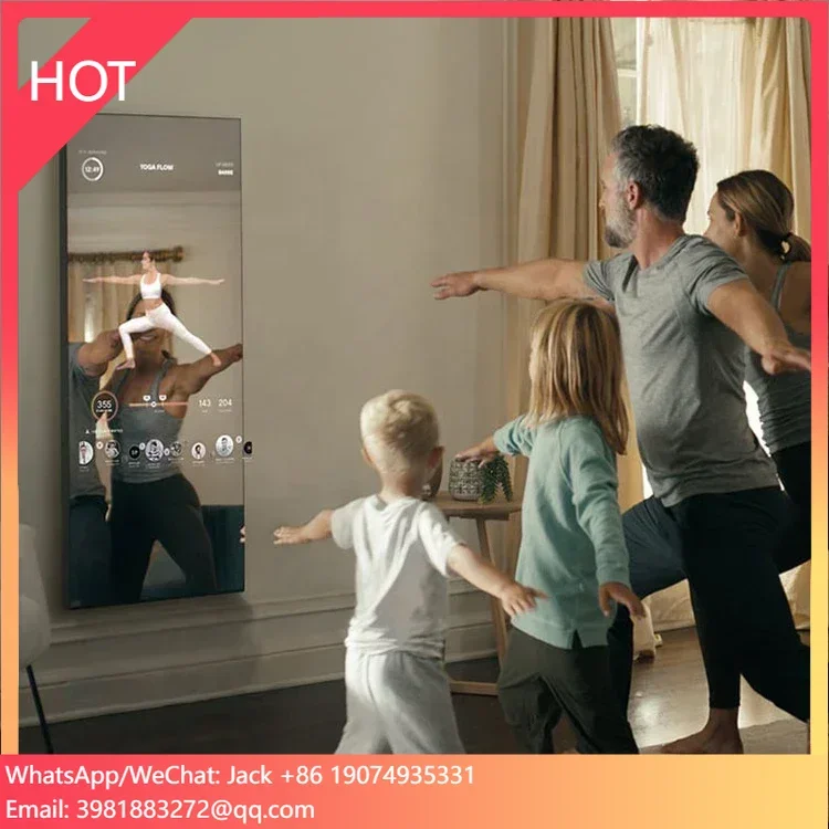 Smart Home Gym Mirror - Metafit Tonal Home Glas Wand Boden