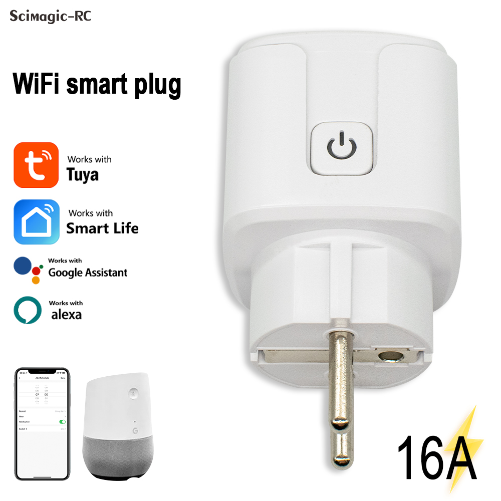 Smart Home Monitor - Tuya Smart Plug WiFi Steckdose 16A