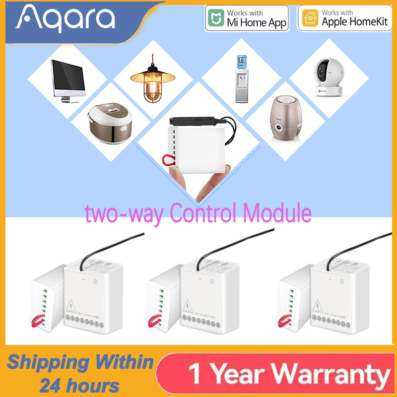 Smart Home Zestaw - Aqara Zwei-Wege-Steuermodul Relaisschalter Controller Zigbee Smart