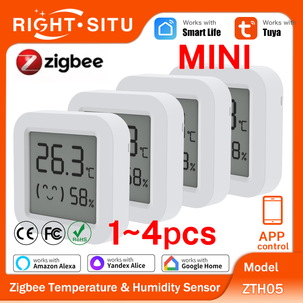 Smart Home Yandex - 1 ~ 4PCS Zigbee 3,0 Temperatur