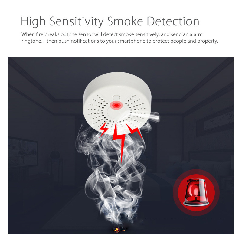 Smart Smoke Detector - Tuya WLAN Smart Home Rauchmelder APP