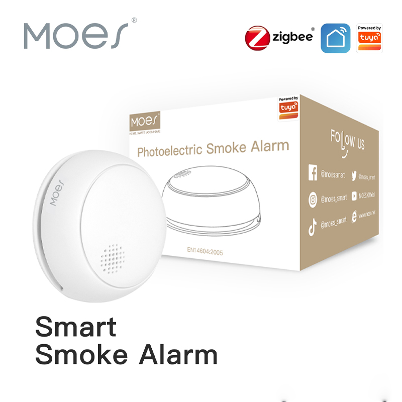 Smart Smoke Detector - MOES ZigBee Smart Wireless Rauchmelder Feuer
