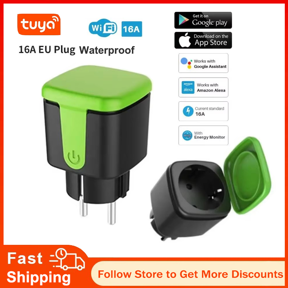 Smart Home Google - Tuya EU 16A WLAN Smart Wasserdichte