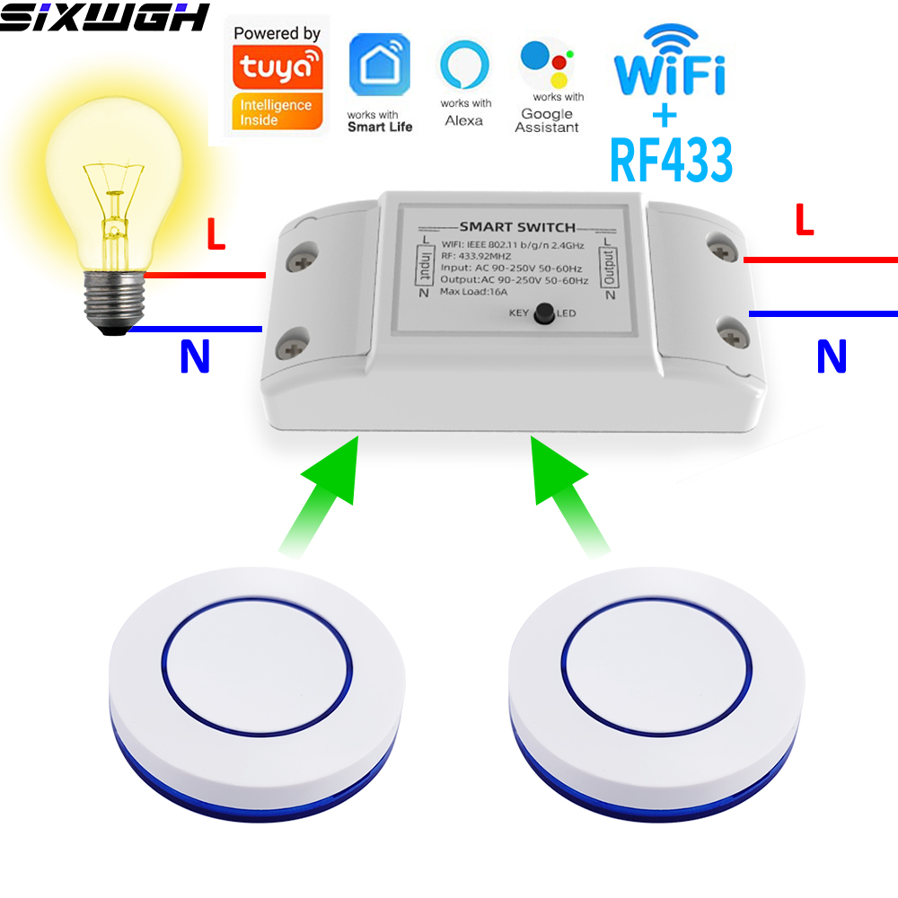 Smart Home Life - 16A WiFi Tuya Smart Switch Drahtlose