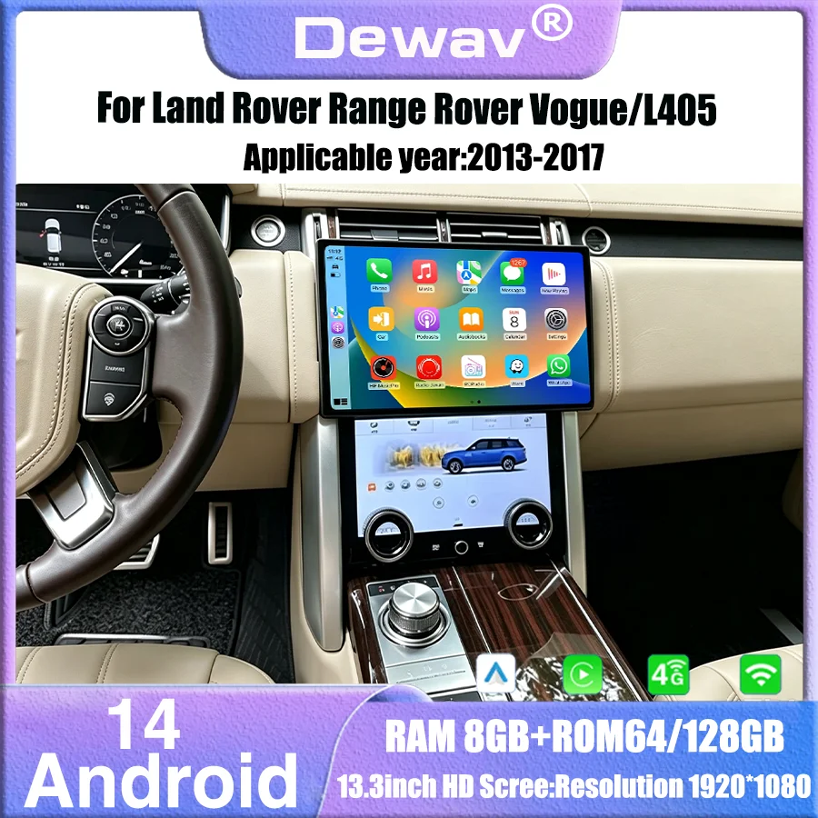 Smart Home Bosch - 13,3-Zoll-Radio für Range Rover Vogue/L405 (2013-2017)