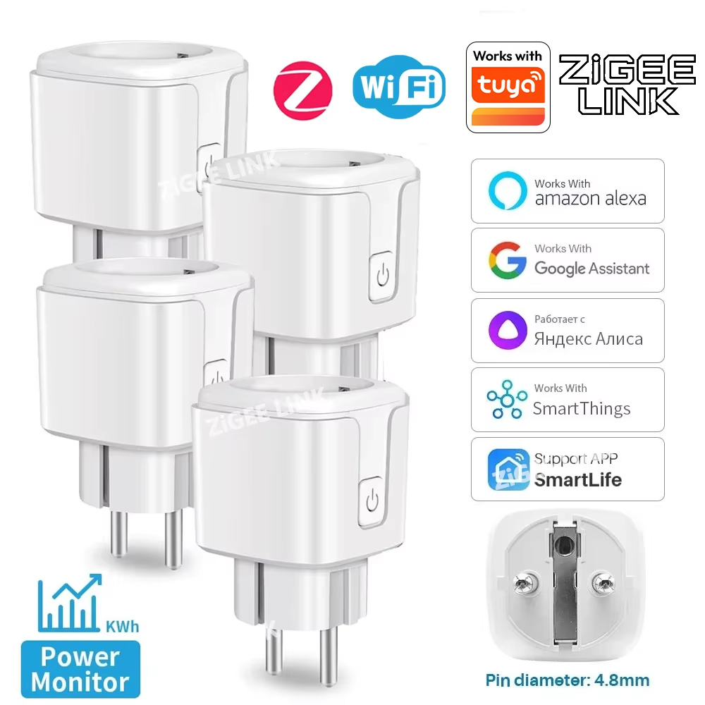 Smart Home Europe - ZigBee EU-Stecker 16A/20A Smart Plug mit