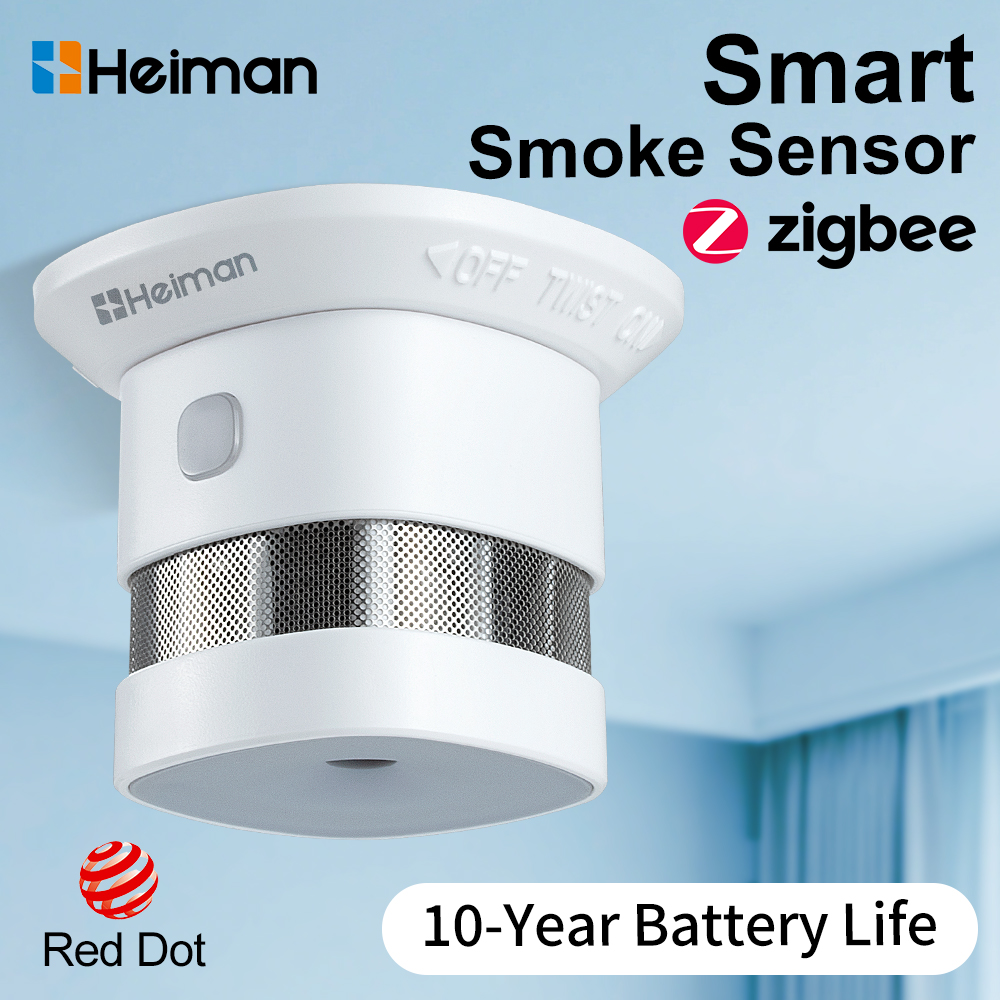 Smart Smoke Detector - HEIMAN Zigbee Rauchmelder – Feueralarmsensor, hohe