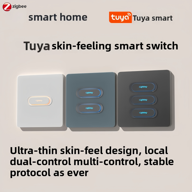 Smart Home Monitor - Tuya Zigbee Intelligente Taste Schalter Dual