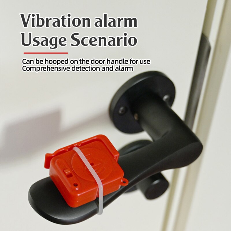 Wireless Door Sensor - KERUI Kabellose Vibrations-Alarmsensoren 120dB Ultra-Slim Detektor