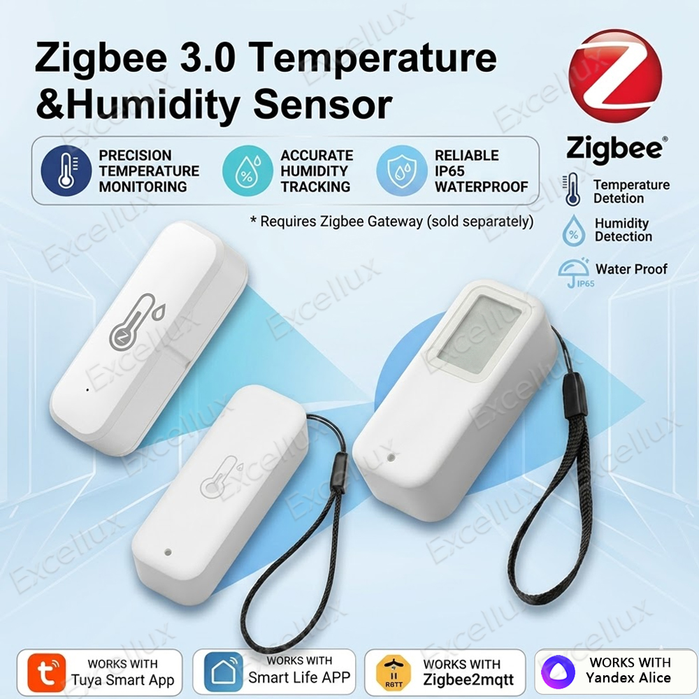 Smart Home Yandex - Tuya Zigbee Smart Temperatur- und Feuchtigkeitssensor