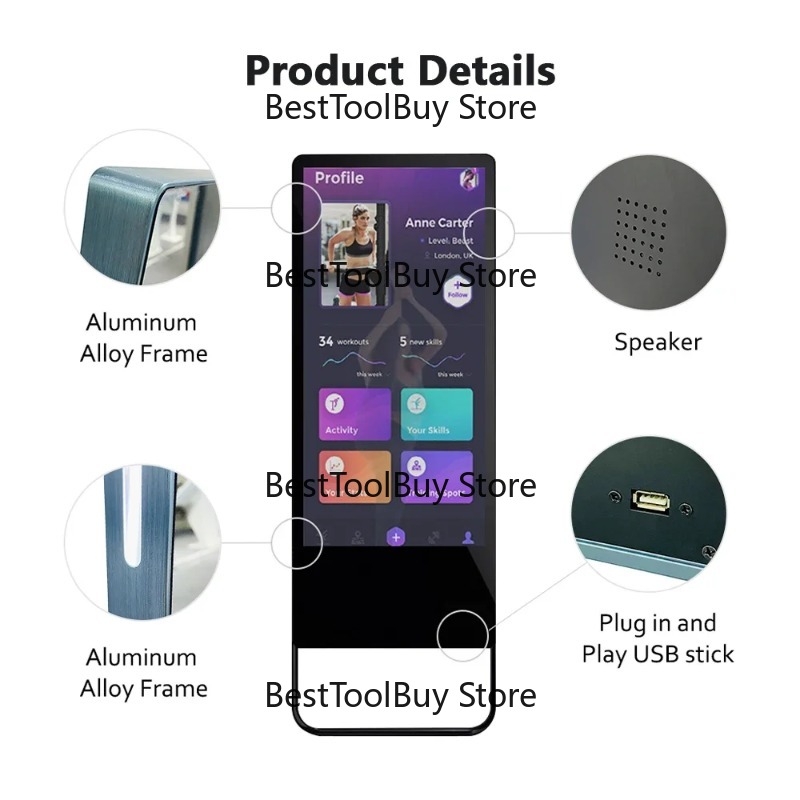 Digitaler Virtueller Interakti – Smart Home Gym Mirror Bewertung und Preis