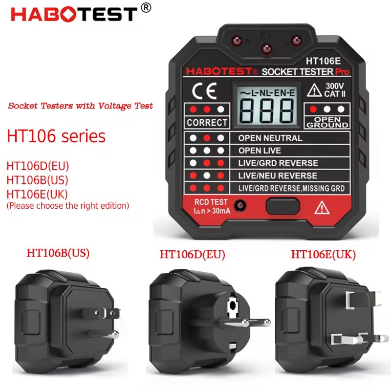 HT106 Digitaler Steckdosentest – Smart Home Europe Bewertung und Preis