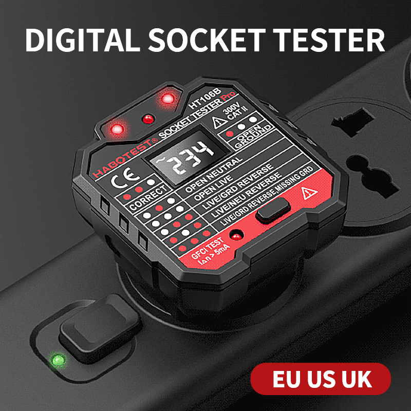 HT106 Digitaler Steckdosentest – Smart Home Europe Bewertung und Preis