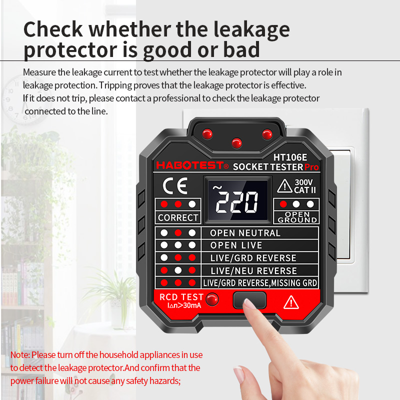 HT106 Digitaler Steckdosentest – Smart Home Europe Bewertung und Preis