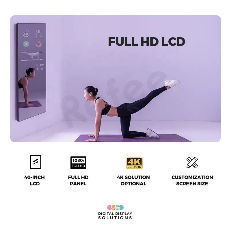 Großer interaktiver Fitness-Wo – Smart Home Gym Mirror Bewertung und Preis