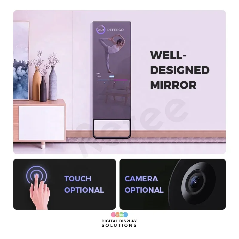 Großer interaktiver Fitness-Wo – Smart Home Gym Mirror Bewertung und Preis