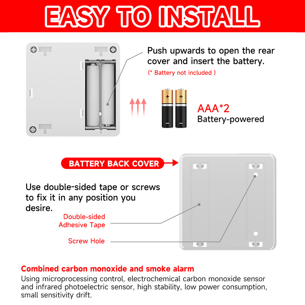 Tuya WIFI Kohlenmonoxid-Rauchm – Smart Smoke Detector Bewertung und Preis