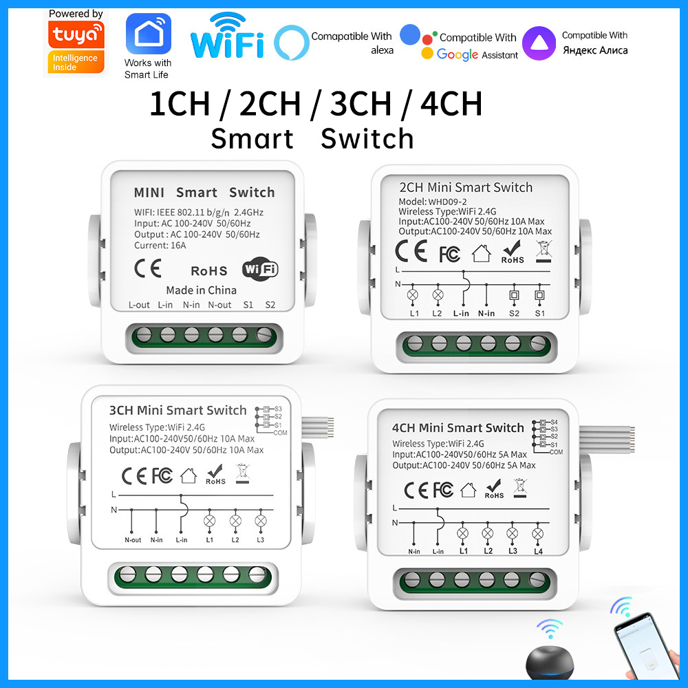 Tuya WiFi Smart-Schalter 1/2/3 – Smart Home Life Bewertung und Preis