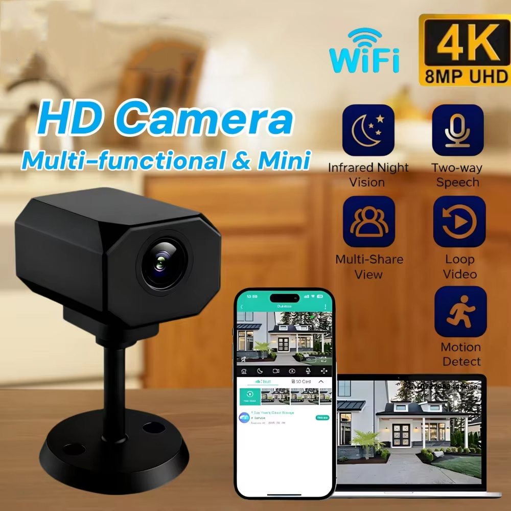 4K HD WiFi-Überwachungskamera  – Smart Home Monitor Bewertung und Preis