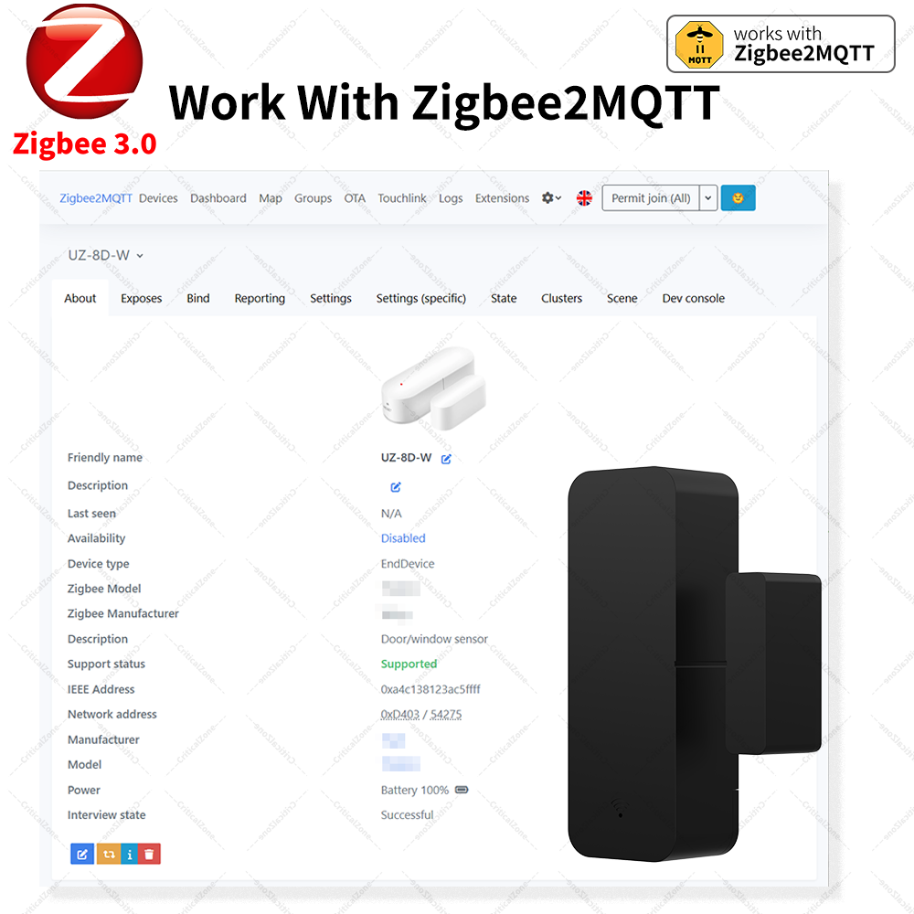 Zigbee 3.0 Tür-Fenster-Sensor, – Smart Home Yandex Bewertung und Preis