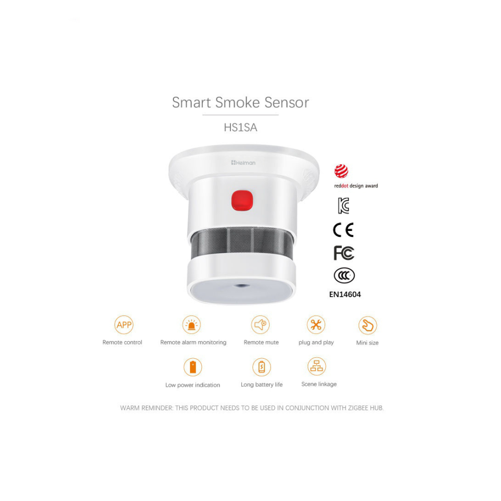 Tuya Smart Zigbee Rauchmelder  – Smart Smoke Detector Bewertung und Preis