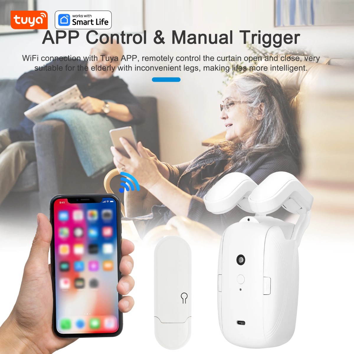 1/2 Stück Tuya Smart WiFi Vorh – Smart Home Gira Bewertung und Preis
