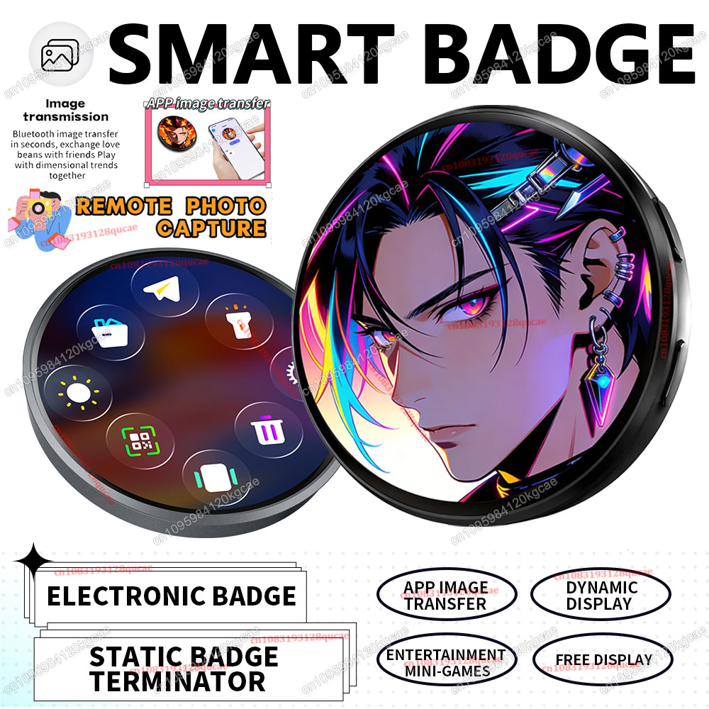 Neues Anime E-Abzeichen Displa – Smart Home Icon Bewertung und Preis