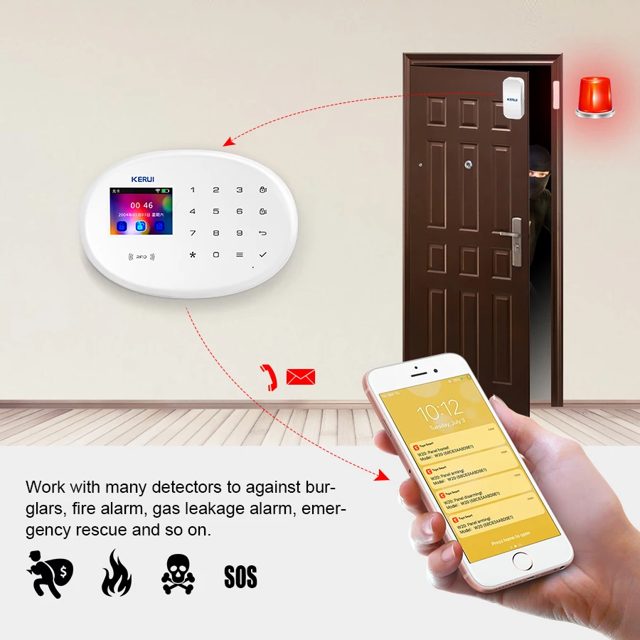 KERUI Tuya Smart Alarm System  – Smart Smoke Detector Bewertung und Preis