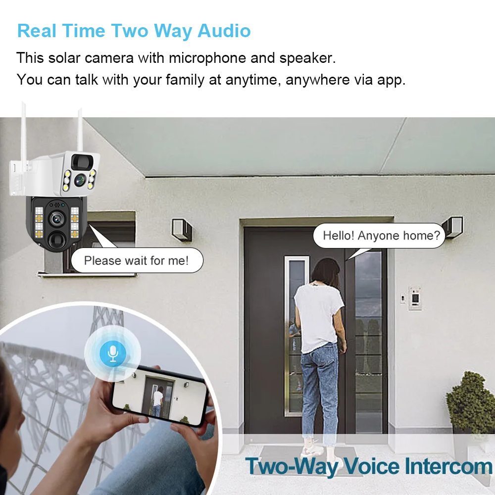 Wifi/4g solar kamera ip cctv ü – Smart Home Cctv Bewertung und Preis
