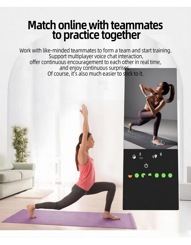 Intelligenter A-förmiger Fitne – Smart Home Gym Mirror Bewertung und Preis