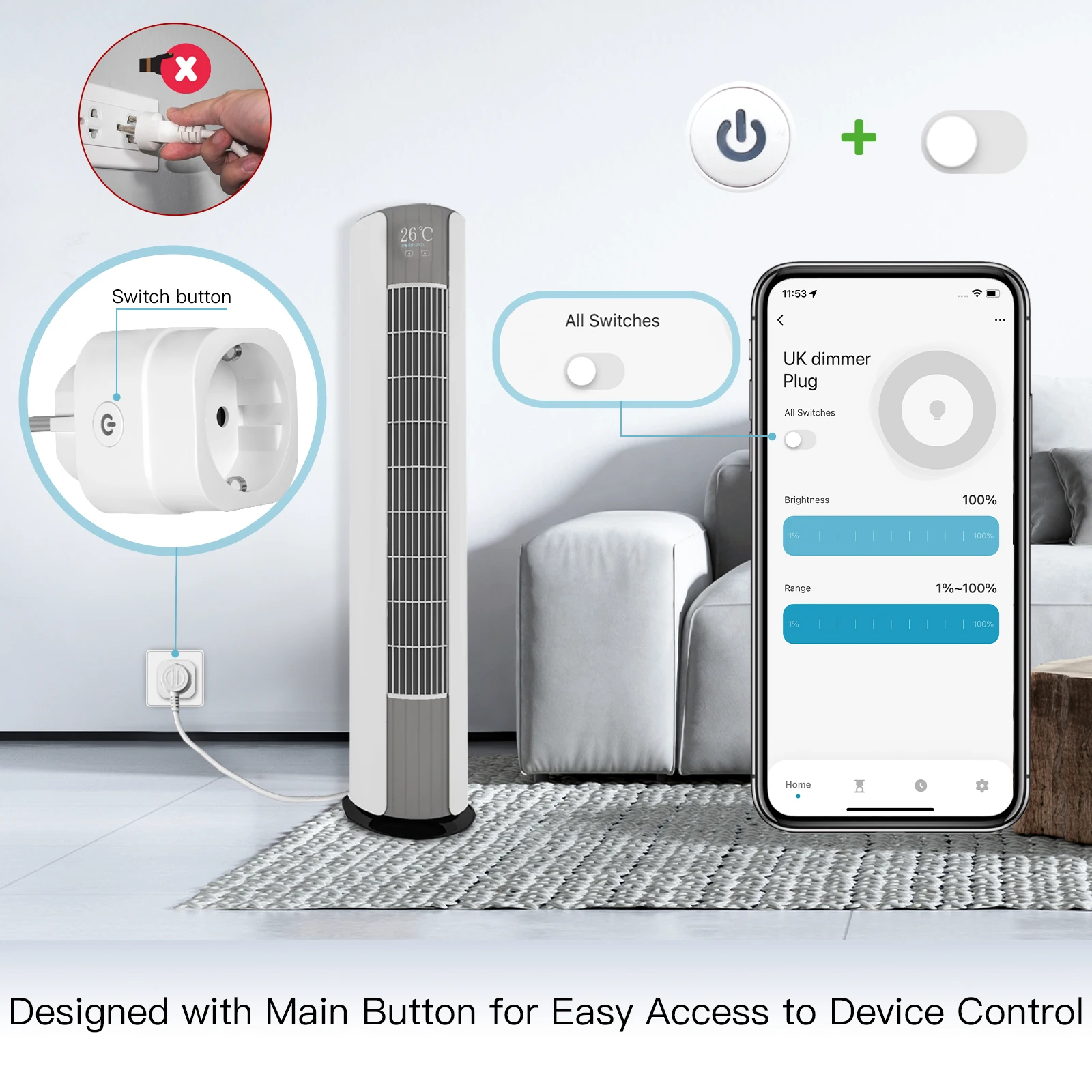 MOES Tuya WiFi Smart Plug, dim – Smart Home Europe Bewertung und Preis