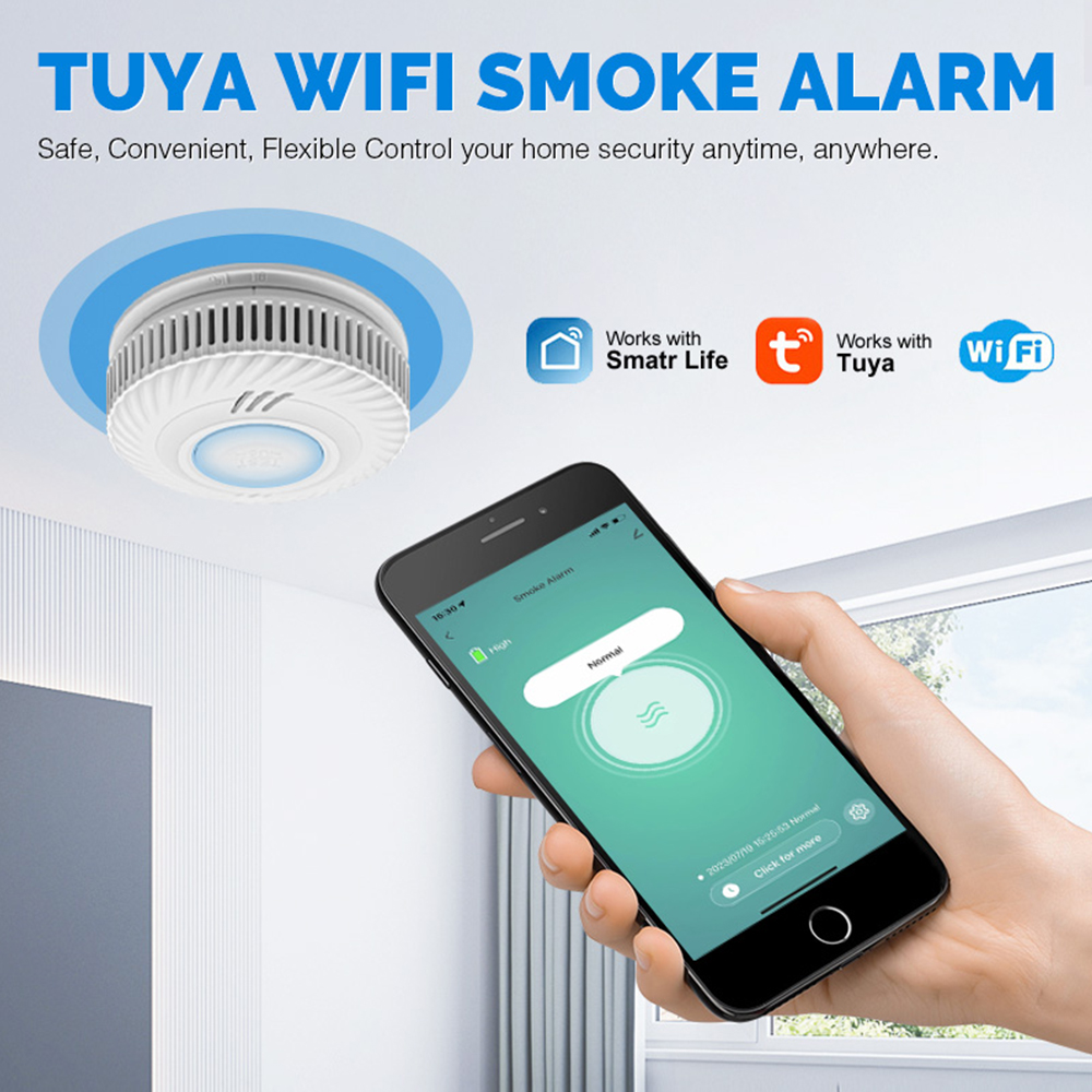 LELLKI WLAN-Rauchmelder Lange  – Smart Smoke Detector Bewertung und Preis