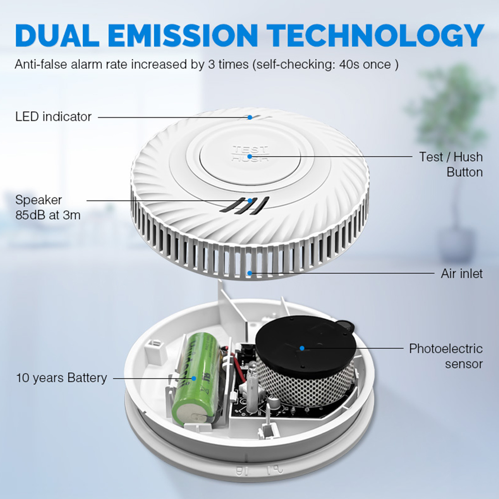 LELLKI WLAN-Rauchmelder Lange  – Smart Smoke Detector Bewertung und Preis